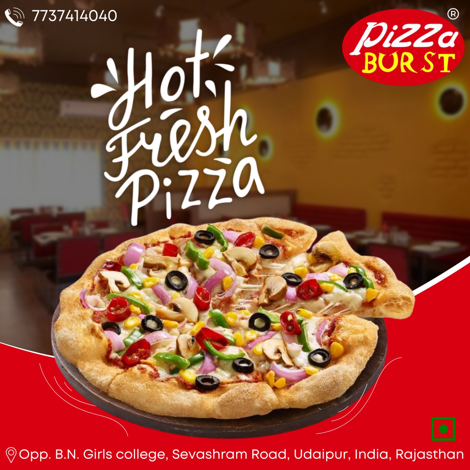 Pizza Burst - Udaipur Darpan