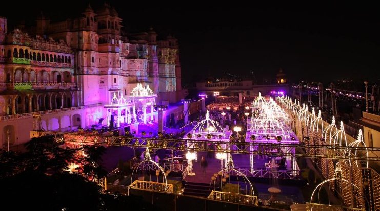 light and sound show in Udaipur
