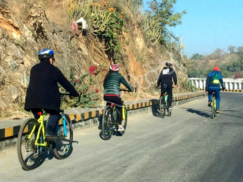 Cycling in Udaipur Photos